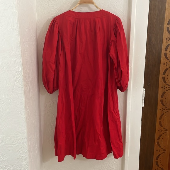 SAINT LAURENT RIVE GAUCHE Women's Vintage Mini Dress Size 4 In Red - Picture 5 of 8